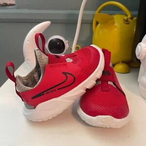 Nike Kids Bright Red Sneakers Slip On